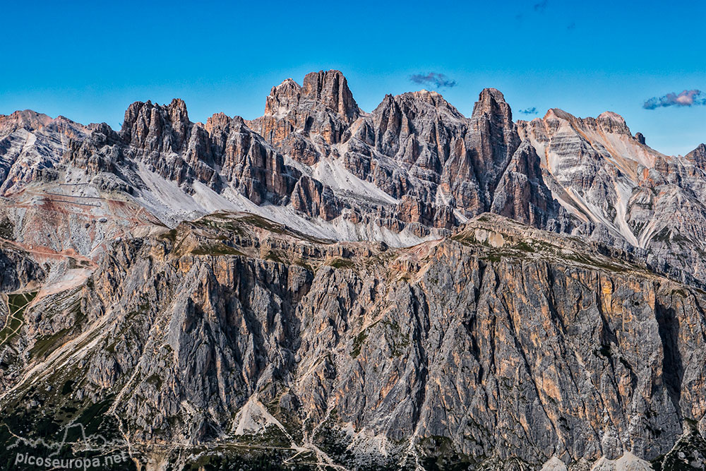 Desde la cumbre del Averau, Dolomitas, Alpes, Italia