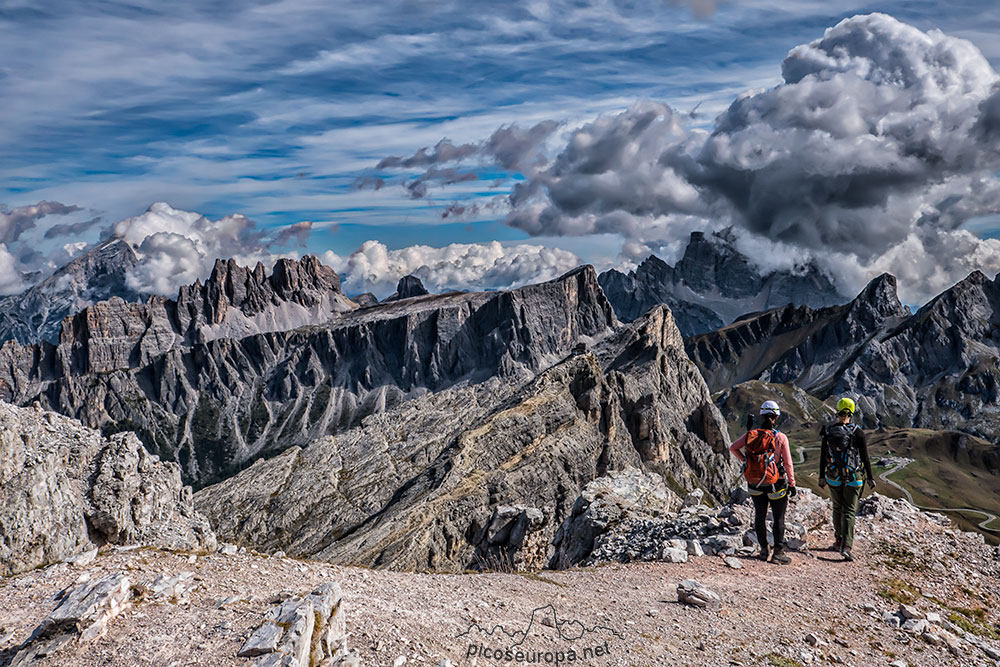 Cumbre y Ferrata del Pico Averau, Dolomitas