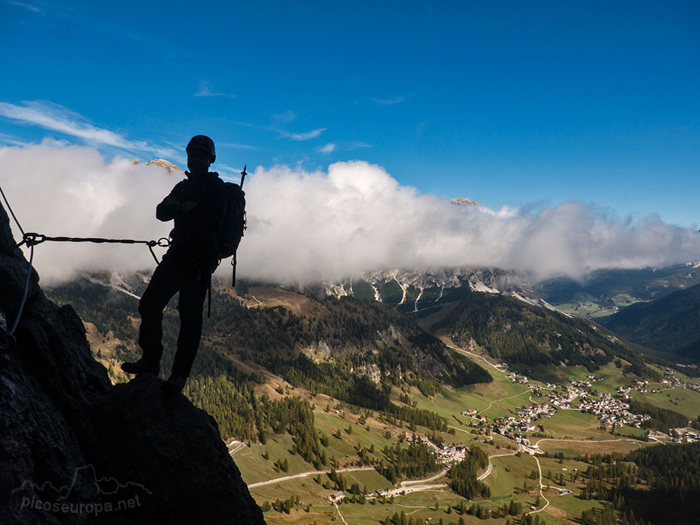 Ferrata Brigata Tridentina, Dolomitas