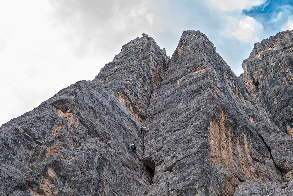 Cinque Torre, Dolomitas, Alpes, Italia