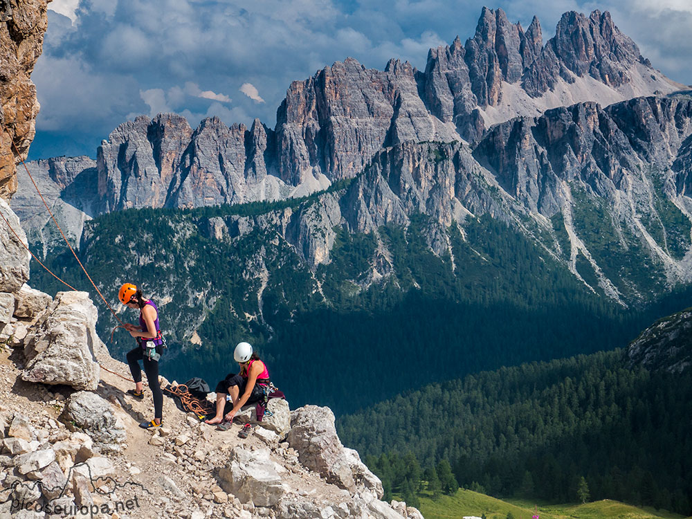 Escalada deportiva en las Cinque Torre