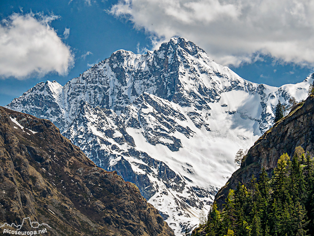 Foto: Macizo de Ecrins, Valle de La Berarde, Alpes, Francia.