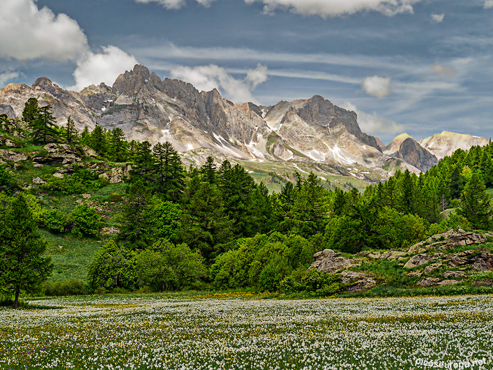 Foto: Haute Vallée de la Clarée, Alpes, Francia, cerca de Briançon.