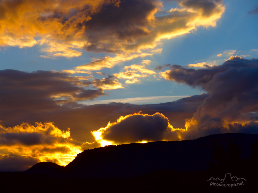 Foto: Una simple puesta de sol en Navarra