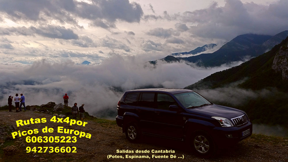 Rutas en 4x4 por Picos de Europa