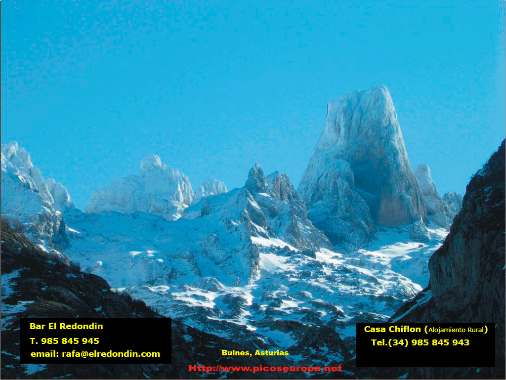 Pico de Urriellu (Naranjo de Bulnes) desde las proximidades de Bulnes