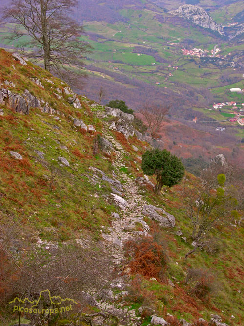 Calzada Romana, Arenas de Cabrales, Tielve, Asturias