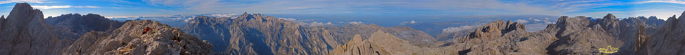 Panorámica desde la cumbre del Pico de Cabrones