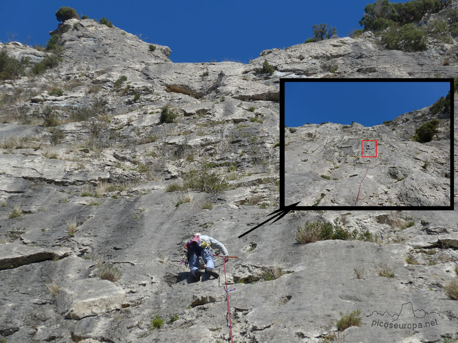 Escalada en Aiztondo, Uharte-Araquil, Navarra