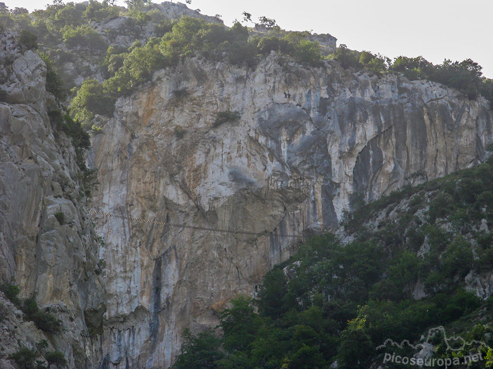 Ferrata de la Hermida. Picos de Europa, Cantabria, España