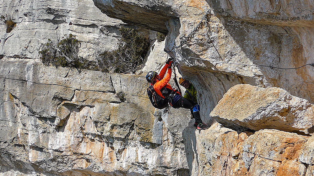 Ferrata de Patacons en Tarragona, Catalunya