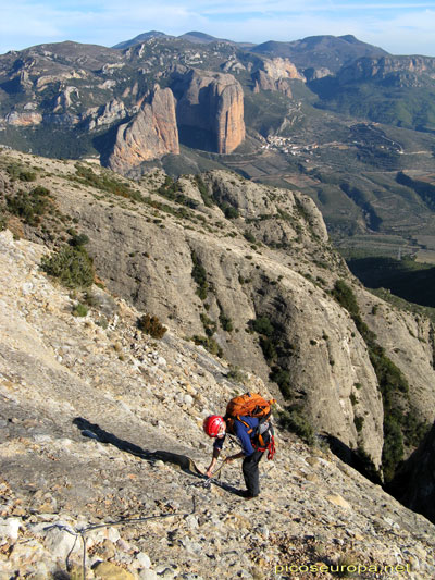 Descenso con unas vistas espectaculares