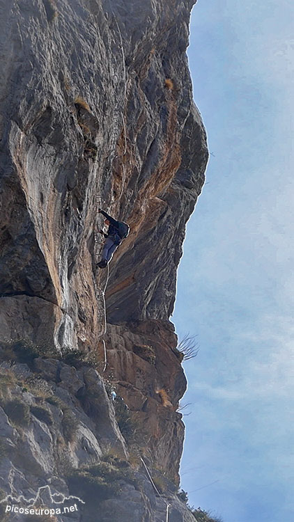 Ferrata de Valdeón: algunos tramos de impresionante verticalidad