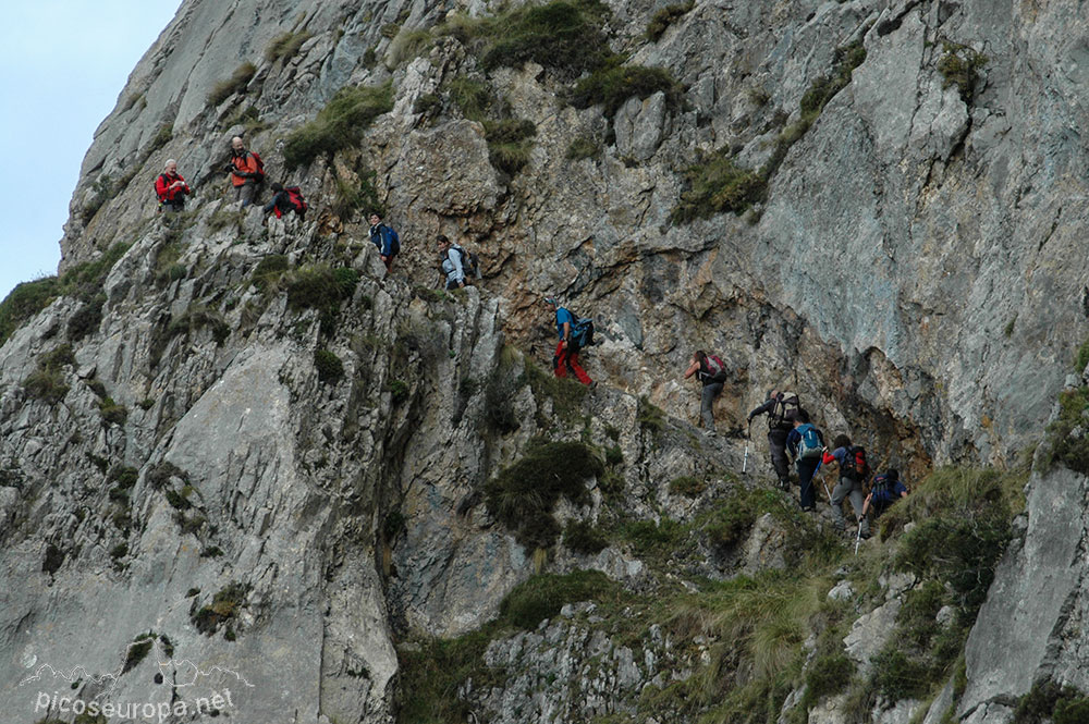 Ferrata de Valdeón: Rienda de Asotin, el camino de bajada hacia Cordiñanes