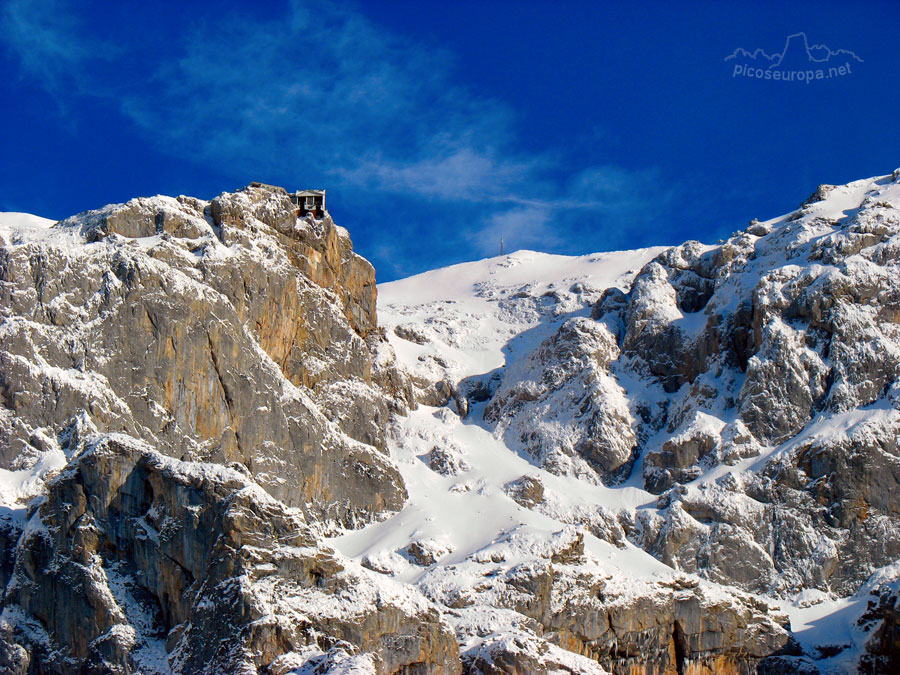 La estacion superior del Teleferico de Fuente Dé, Picos de Europa, La Liebana, Cantabria