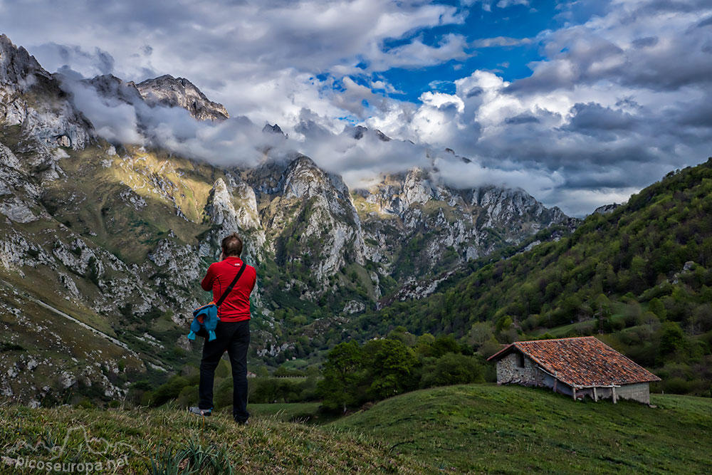 Foto: Vista de Picos de Europa desde las proximidades del Collado de Angón, Amieva, Picos de Europa