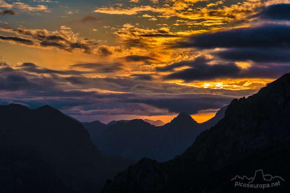 Foto: Vista de Picos de Europa desde las proximidades del Collado de Angón, Amieva, Picos de Europa