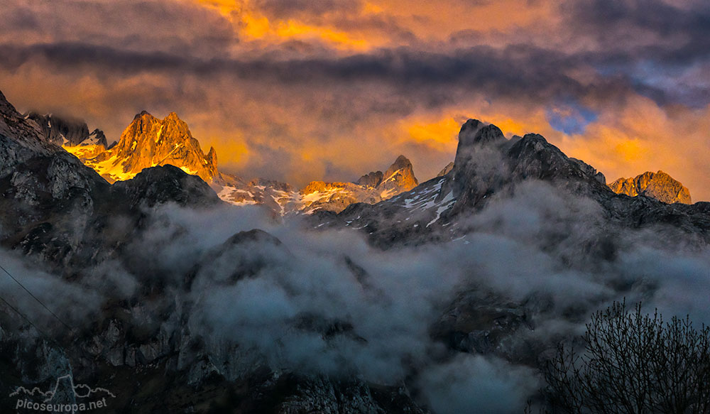 Foto: Vista de Picos de Europa desde las proximidades del Collado de Angón, Amieva, Picos de Europa