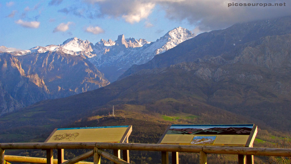 Mirador Pedro Udaondo en Asiego, Parque Nacional de Picos de Europa 