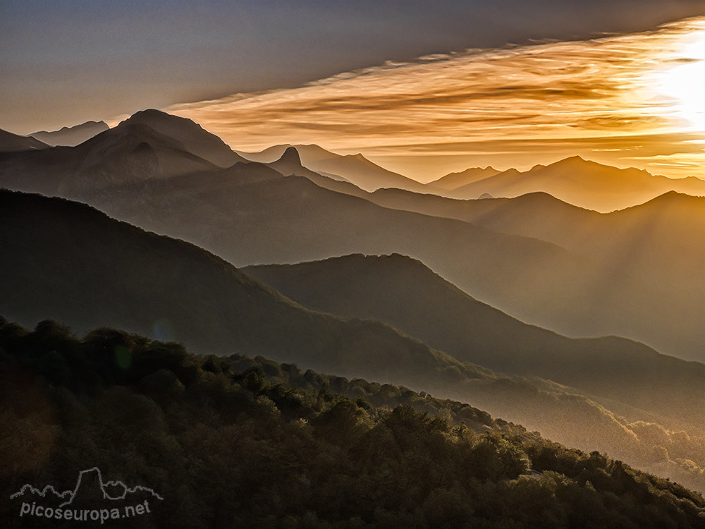 Puesta de sol desde el Mirador del Zorro