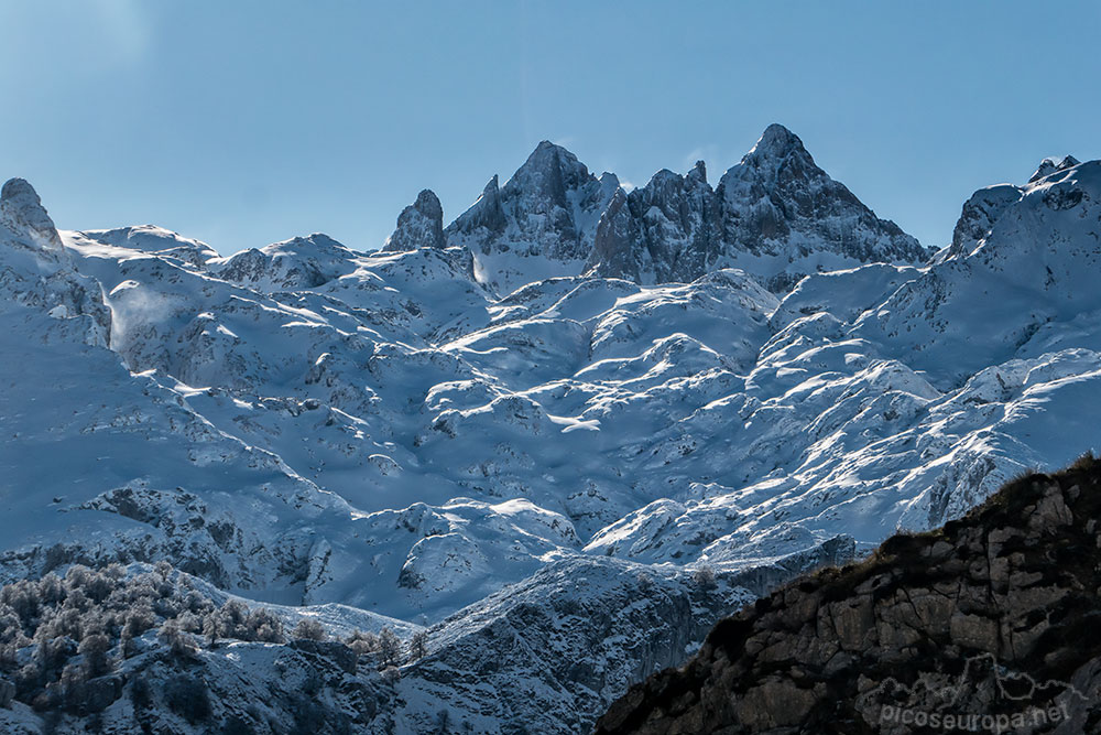 Torre Cerredo y Cabrones desde la Majada de Ondón