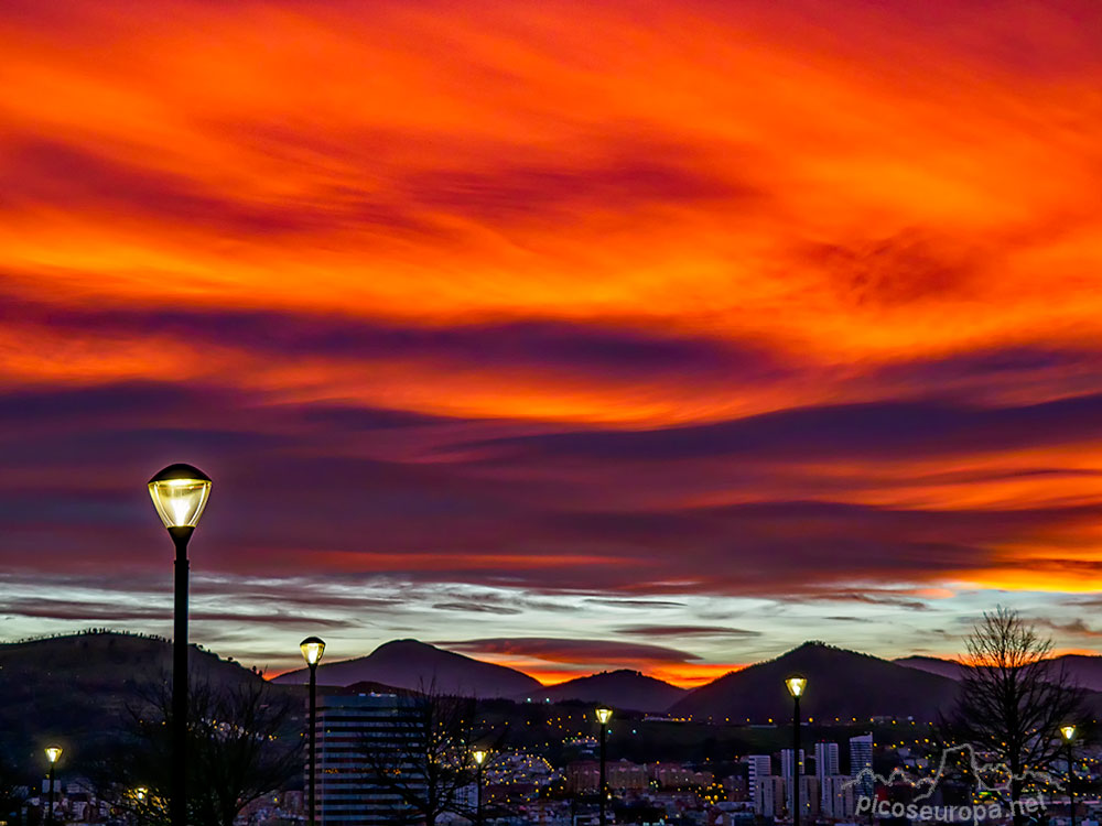 Foto: Puestas de sol desde Bilbao, Pais Vasco