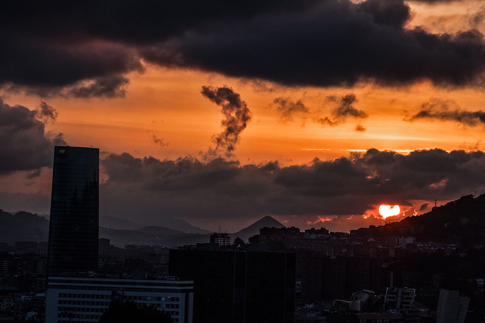 Foto: Puestas de sol desde Bilbao, Pais Vasco