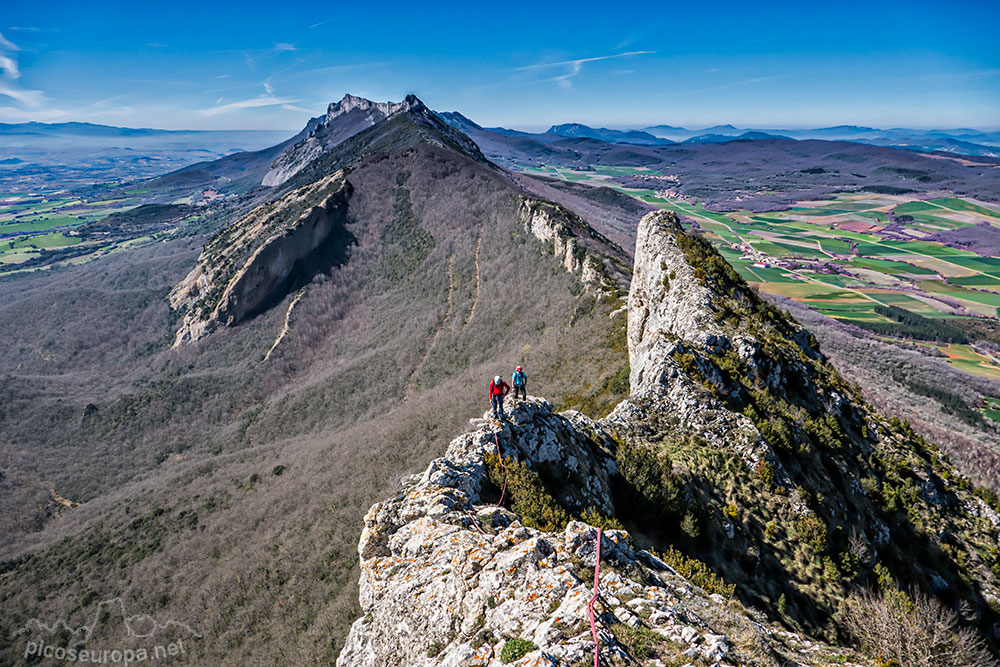 Arista de Peña Alta, Sierra de Toloño