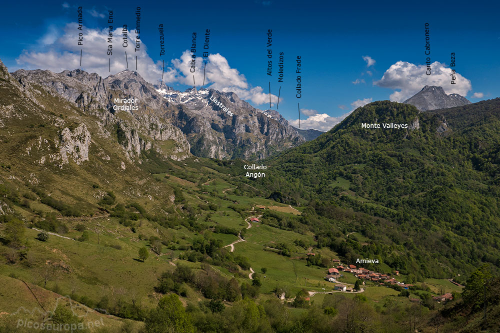 Amieva, mirador y collado de Angón