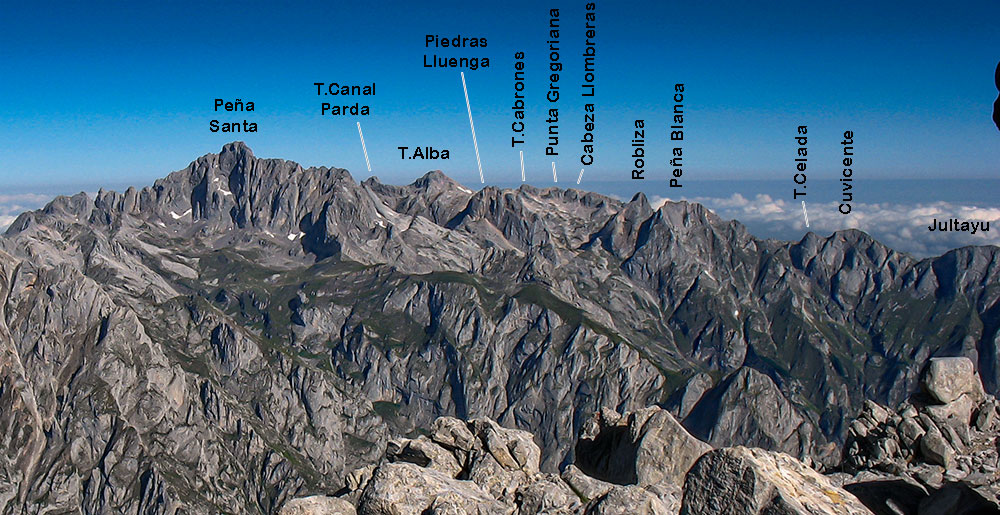 Foto: Macizo Occidental de Picos de Europa, Cornión, visto desde la Torre del Friero