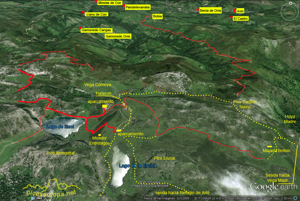 Vega de Comeya, Lagos de Covadonga, Picos de Europa, Parque Nacional, Asturias