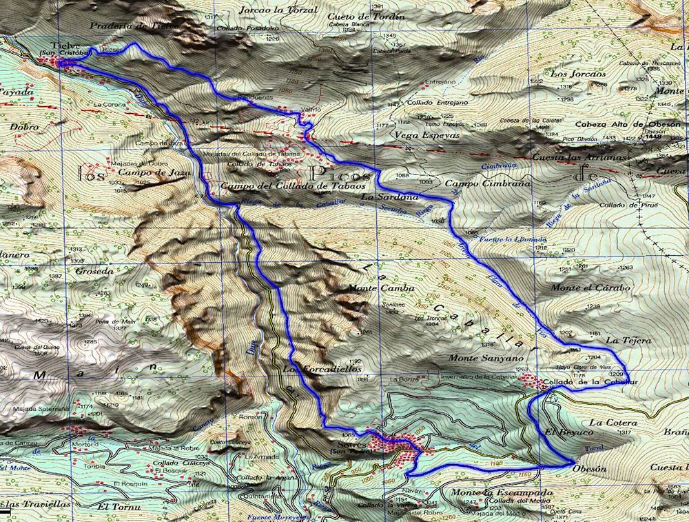 Mapa de la ruta PR-PNPE-20