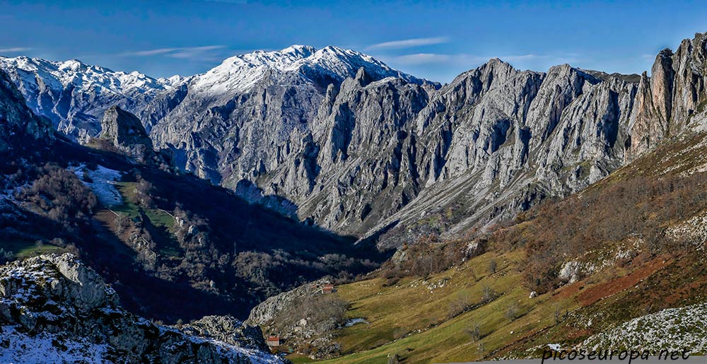 Majada los Tobaos y el valle donde se situa Tielve