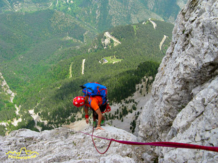 Foto: Escalada en el Pedraforca, PrePirineos, Barcelona, Catalunya