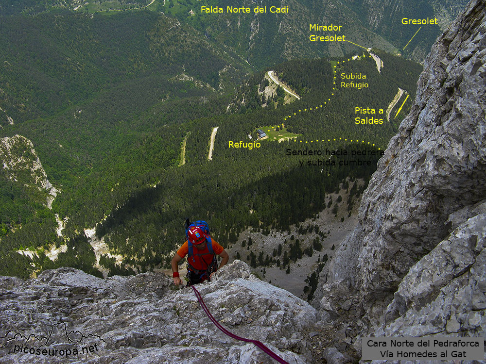 Foto: Desde la Pared Norte del Pedraforca, PrePirineos, Barcelona, Catalunya