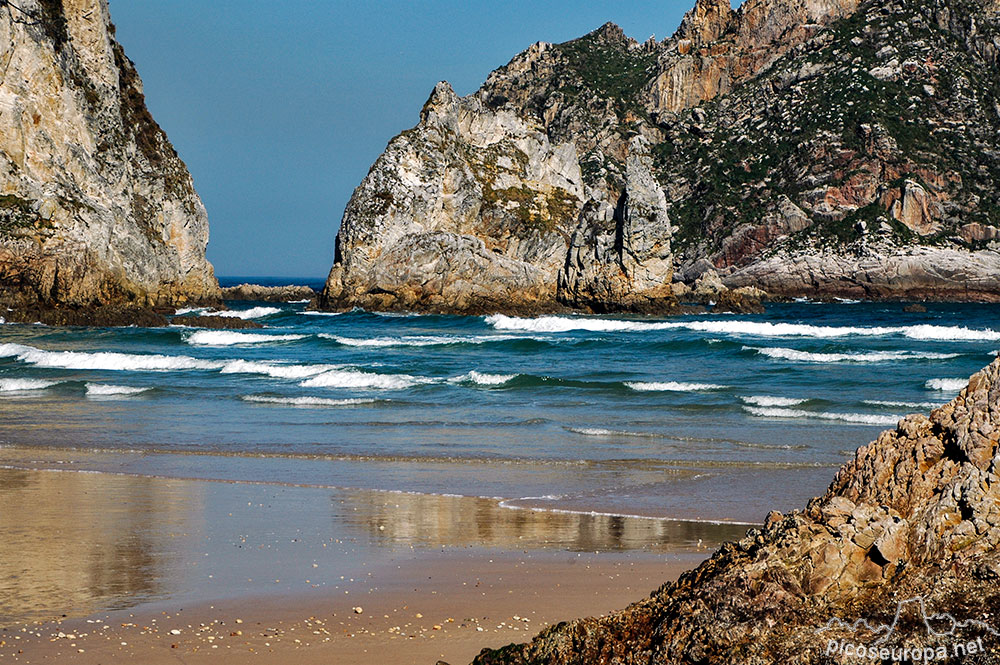 Playa de La Franca, Asturias, Mar Cantábrico