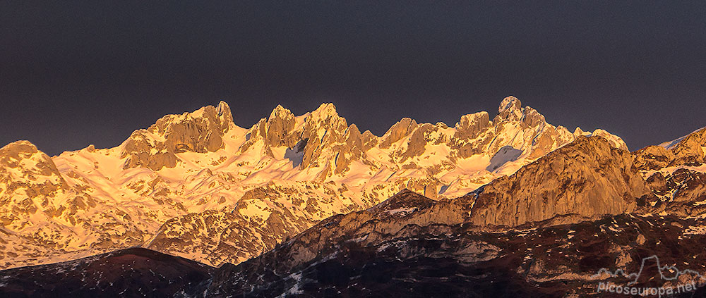 Picos de Europa desde el Pierzo, Asturias, España