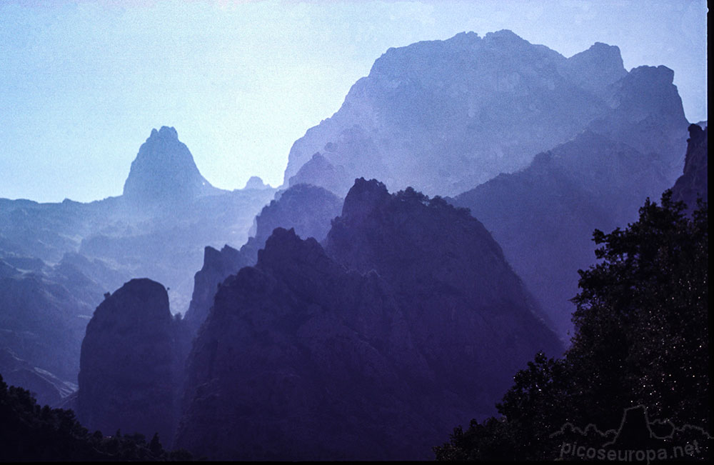 Canales de Mesones y La Jerrera desde Cain, Picos de Europa, León, España