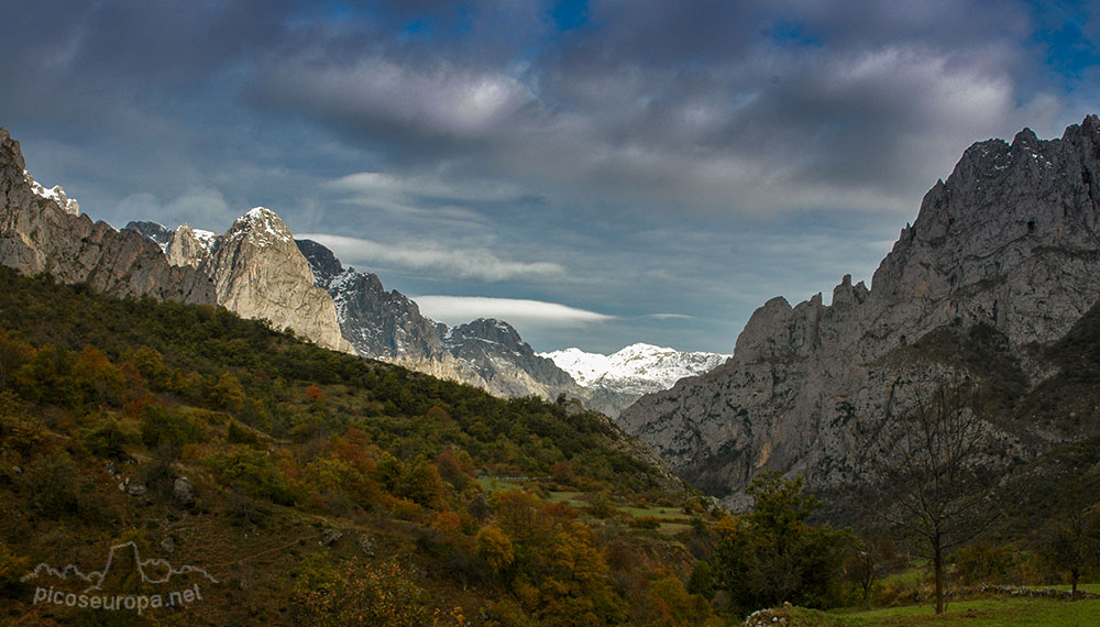 Valle de Valdeón a Cain, Picos de Europa, León, España